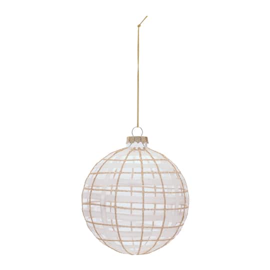 Melrose 4.5" Gold Glass Ball Ornaments, 6ct.